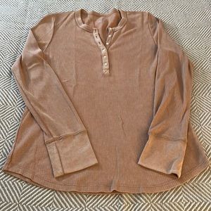 Nwot aerie Henley long sleeve tee sz XL